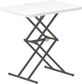 FanttikOutdoor Small Folding Table Quick Adjust 3 Heights, TV Tray, Dining