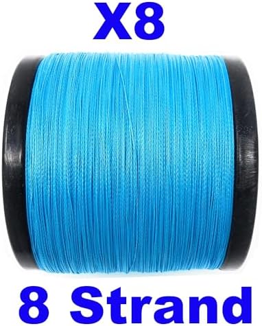 Reaction Tackle Braided Fishing Line - Pro Grade Power Performance for Saltwater or Freshwater Fish - Colored Fishing Line Braid for Extra Visibility