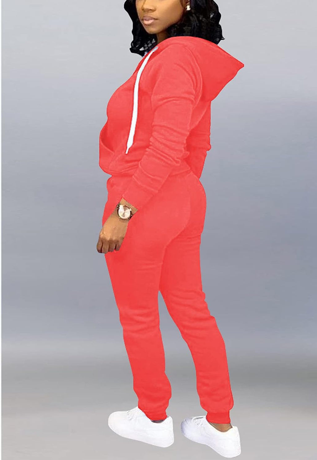 Mrskoala Two Piece Outfits for Women Tracksuit Sweat Suits Workout Sets Loungewear with Pocket