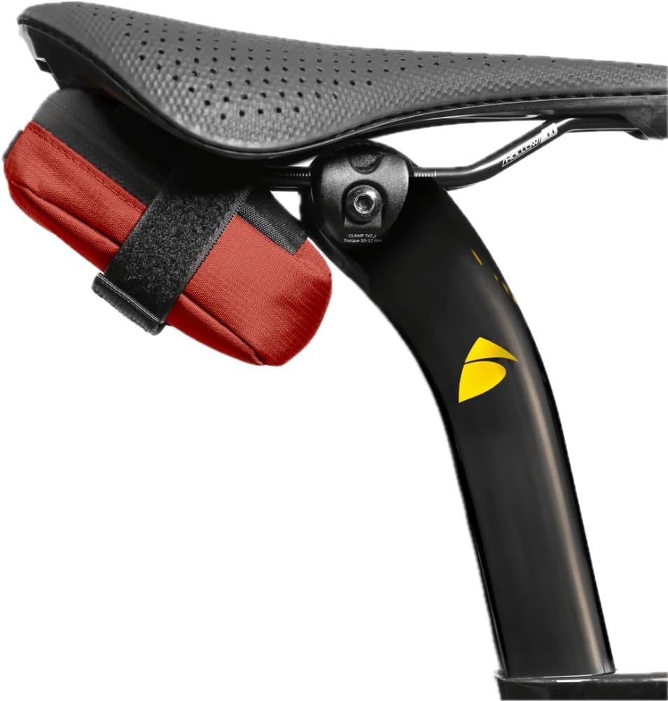 ALMSTHRE Compact Bike Saddle Bag – Cosmic Blue (Small) | 0.3L Bike Seat Bag (3" x 4.25" x 1.25") | Water-Resistant Ripstop, Waterproof Zipper, Internal Pocket | Durable Under Seat Storage