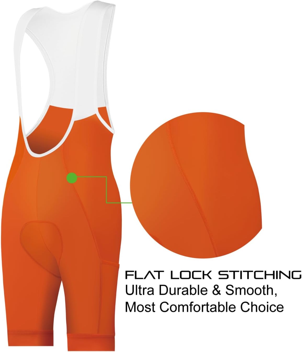 CEROTIPOLAR Men's Cycling Bib Shorts with 4D MaxCool Pad, Ergonomic Cut