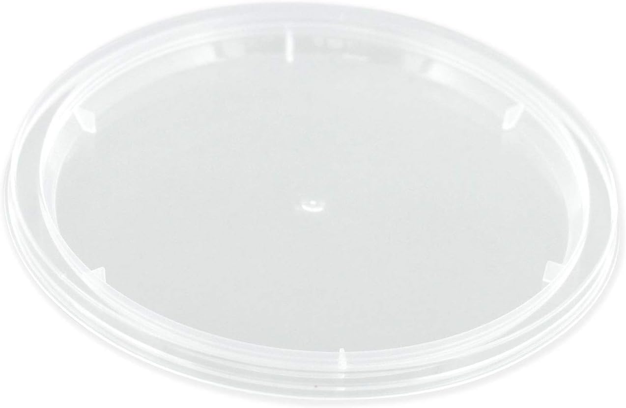 Custom Shop Paint Mixing Cup Lids Only, Box of 50) Quart Size, Lids Only