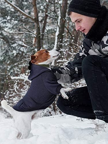 Syhood 6 Pieces Dog Hoodie Winter Warm Sweater with Hat Small Dogs,XXS