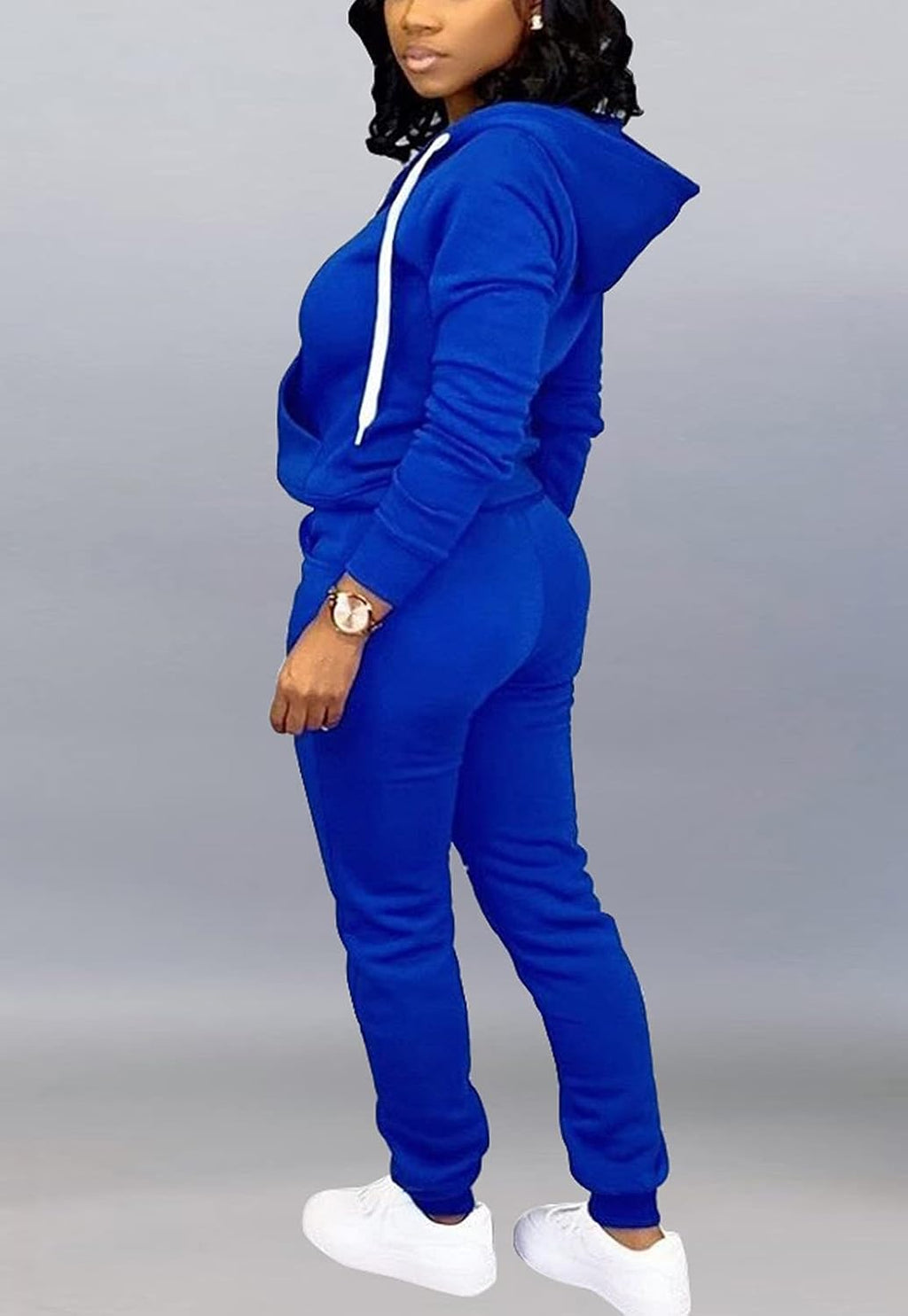 Mrskoala Two Piece Outfits for Women Tracksuit Sweat Suits Workout Sets Loungewear with Pocket