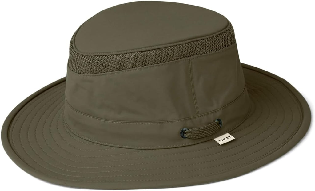 Tilley Womens Ltm5 Airflo Medium Brim Recycled Sun Hat, Olive, 7.75 US