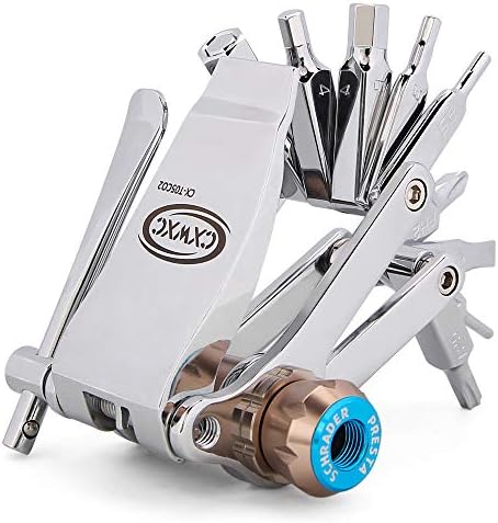 Bike Tool Mini 16 in 1 Multi-Tool - Chain Tool/Torx/Hex/Screwdriver