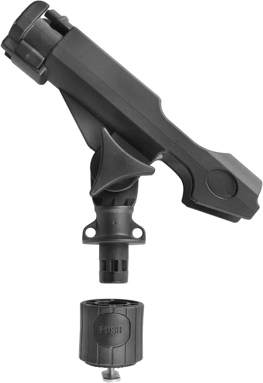 Kayak Fishing Rod Holder , Fishing Boat Rods Holder with T-Shaped Screw, 360° Adjustable Kayak Fishing Pole Holder Mounted Track or Kayak