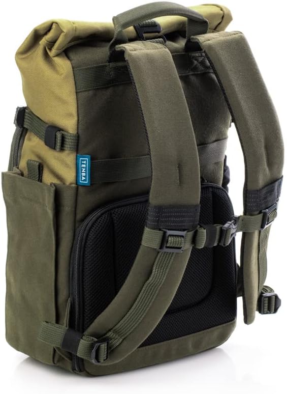 Tenba Fulton v2 10L Backpack for Mirrorless and DSLR cameras and lenses – Tan/Olive (637-731)