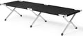 ComMax Portable Folding Camping Cot for Adults,Camp Bed,Lightweight Camping Bed with Carry Bag, Perfect for Hiking, Camping Trips & Indoor Use (Black)