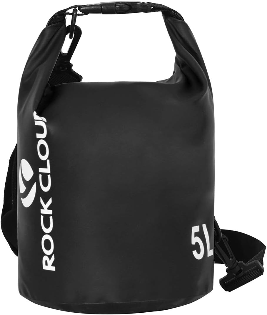 ROCK CLOUD Dry Bag Waterproof 10L Dry Sack for Kayaking Rafting Boating Beach Surfing Swimming Canoe Camping Hiking Fishing Ski