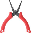 Bubba 7.5" Forged Fishing Pliers with Crimping Cutouts, Lure Tuning Slots, Hook Pulling Holes, and Corrosion-Resistant Coated Steel, For Fishing