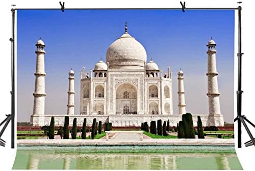 Taj Mahal India Landmark Building Photography Backdrop, 7x5ft
