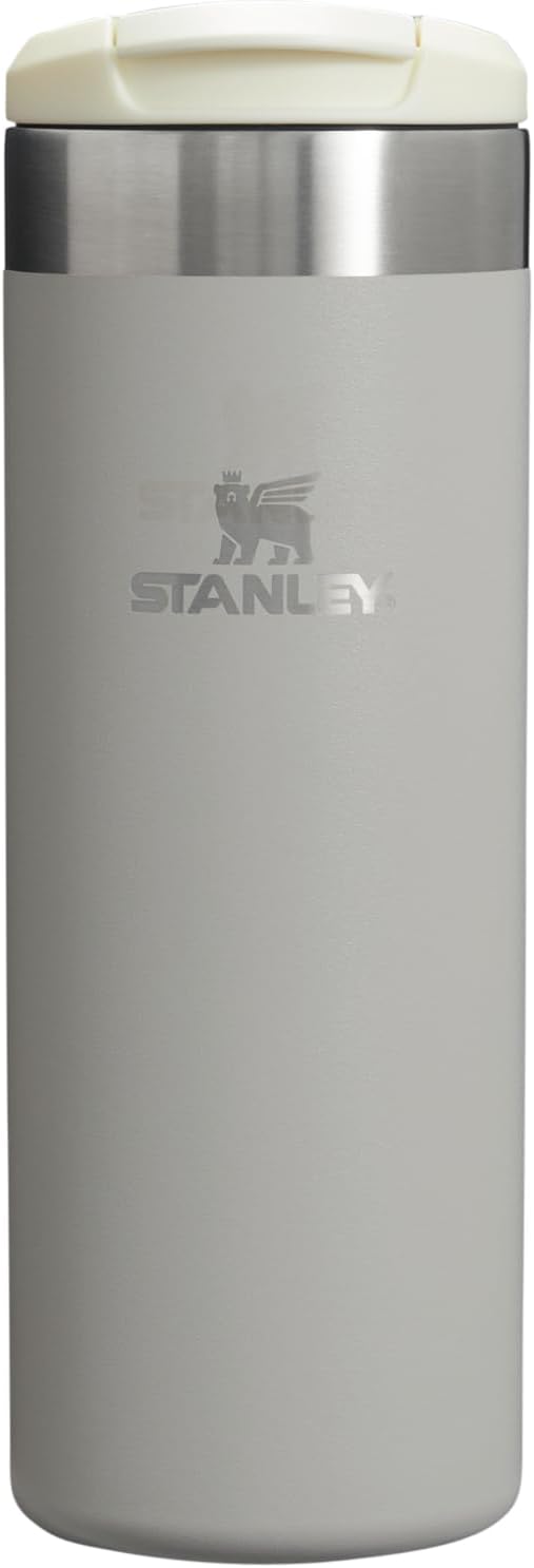 STANLEY Transit FlipTop Mug | Leakproof Coffee Travel Cup | Vacuum Insulated Stainless Steel | Stays Hot or Cold for Hours | BPA-Free | 16 oz | Cream Gloss