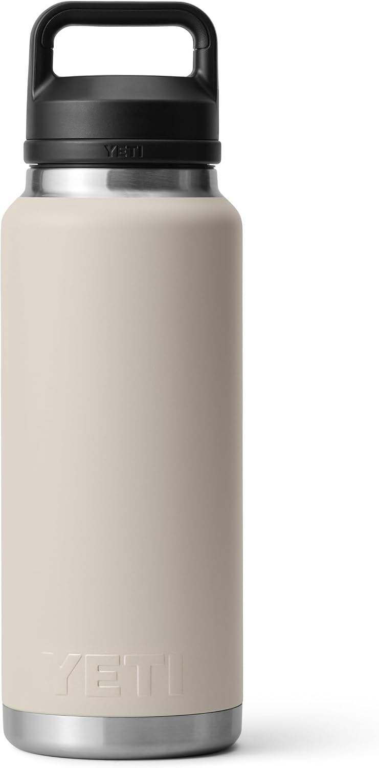 YETI Rambler 36 oz Bottle, Vacuum Insulated, Leakproof, Stainless Steel with Chug Cap