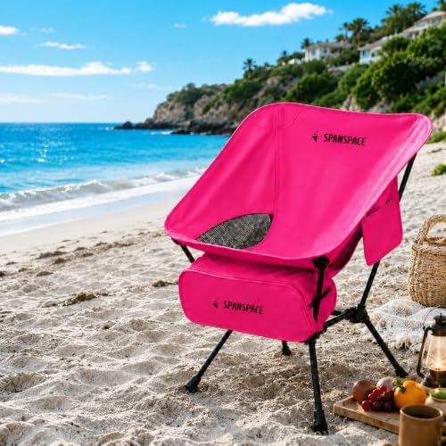 Ultralight Camping Chair for Adults, 3.6 lb, 350 lb Capacity