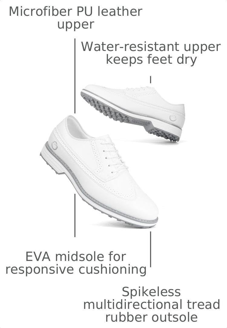 Men's Professional Golf Shoes Spikes Golf Sports Sneakers Male Waterproof Golfing Sneakers Walking Sports Shoes