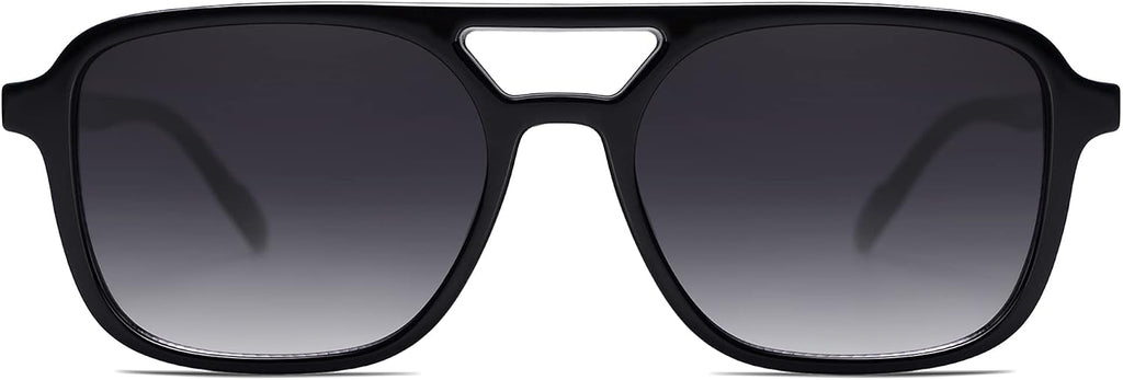 SOJOS Retro Aviator Sunglasses Womens Mens,Trendy Rectangle Shades SJ2202