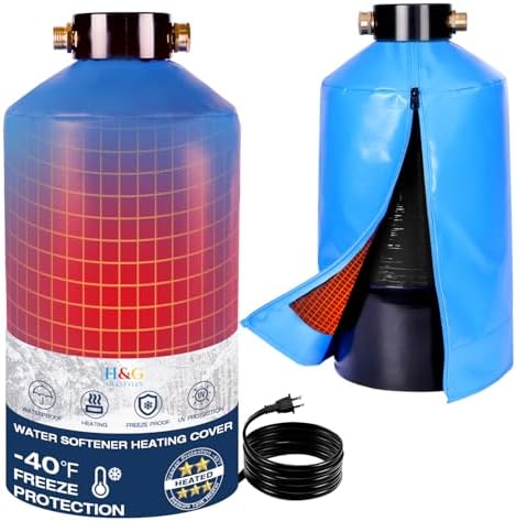 H&G Lifestyles Heated Water Softener Cover for Winter 35W 110V Heating Pad