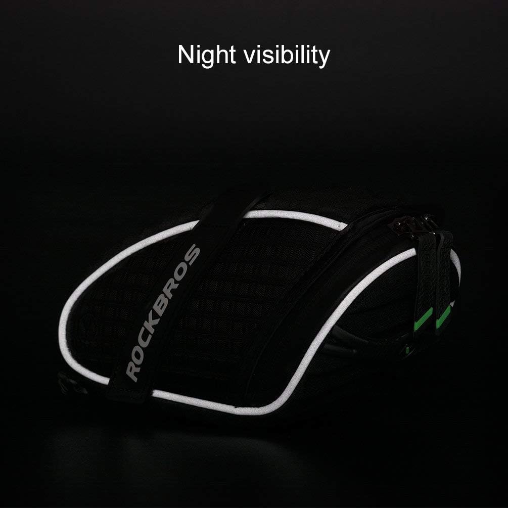 ROCKBROS Bike Saddle Bag Under Seat Bicycle Seat Bag 3D Shell for MTB/Road