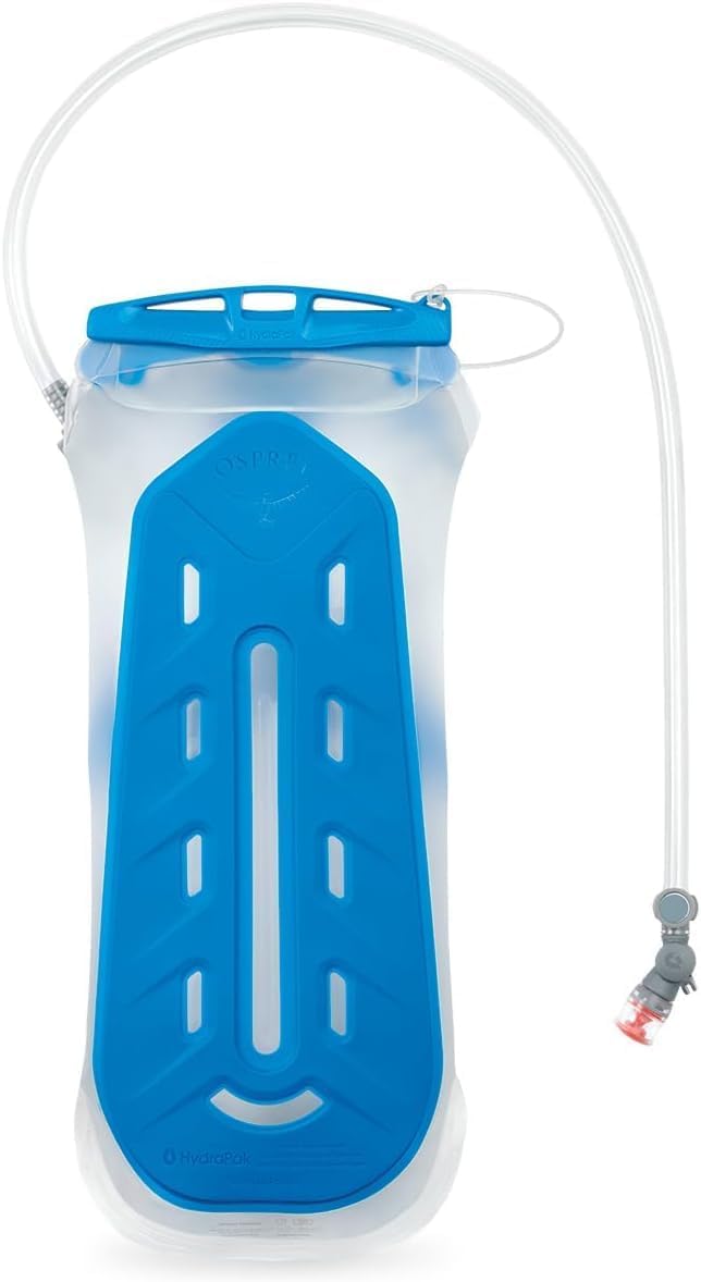 Osprey Hydraulics Backpack Water Reservoir with Bite Valve - BPA-Free, Leakproof Hydration Bladder with QuickConnect and Slide-Seal - Compatible with Most Hiking and Biking Packs
