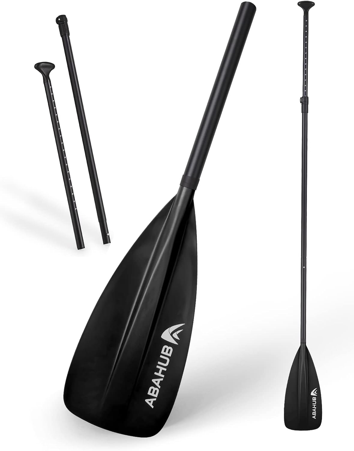 Abahub 3/4-Piece Adjustable SUP Paddle, Lightweight Aluminum Alloy Shaft
