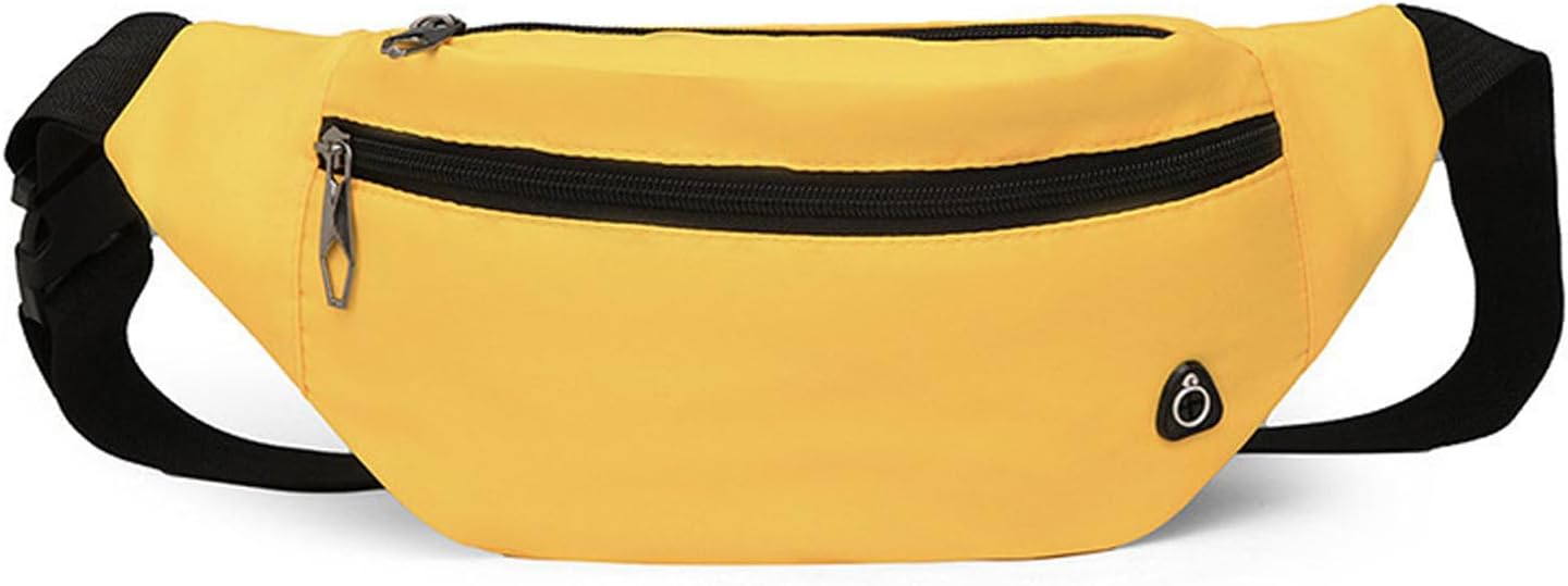 Crossbody Fanny Pack for Men&Women,Large Waist Bag & Hip Bum Bag with Adjustable Strap for Outdoors Workout Traveling Casual Running Hiking Cycling
