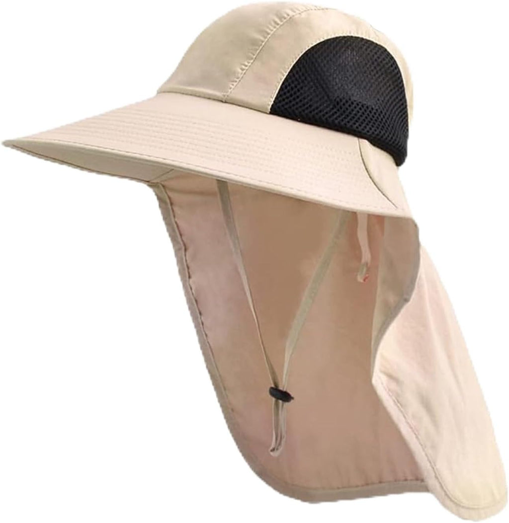 Sun Hat for Men Women with Neck Flap,UPF 50+ UV Protection Fishing Hat