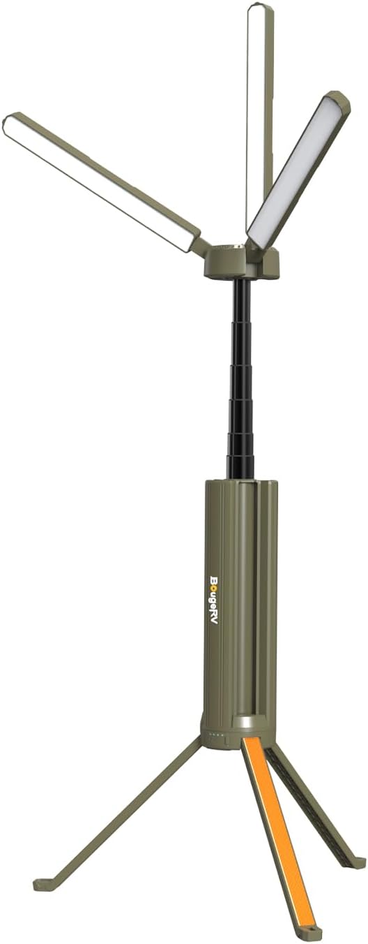 BougeRV Telescopic Camping Light CL04, 15600mAh Camp Lantern Rechargeable