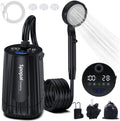 Spopal Portable Shower for Camping, [Upgraded] 10000mAh Rechargeable