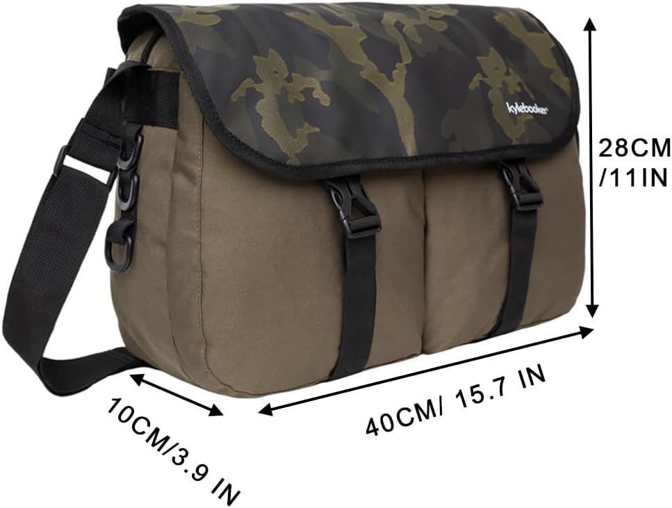 Kylebooker Trout Fishing Bag Fly Fishing Crossbody Shoulder Tackle Bag