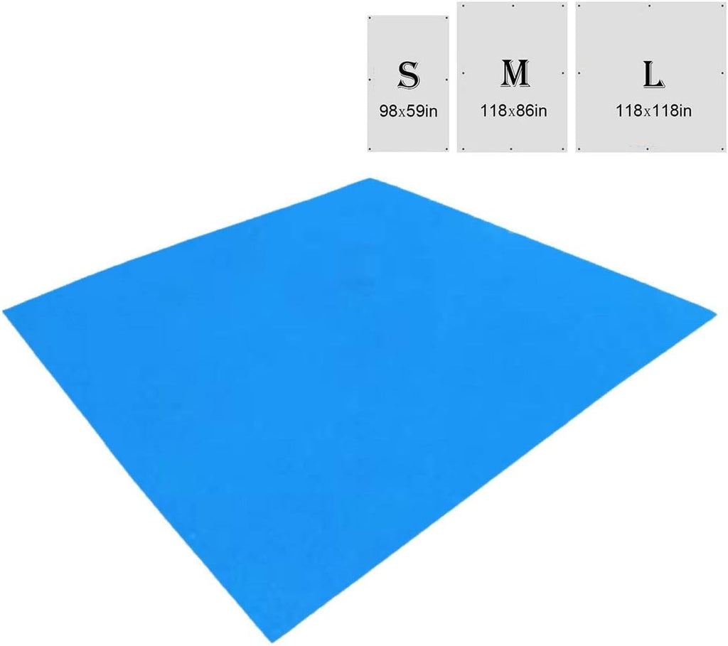 TRIWONDER Hammock Rain Fly Waterproof Tarp Camping Tent Footprint Ground Cloth Backpacking Tarp Camp Shelter Sunshade Mat for Outdoor Hiking Beach Picnic
