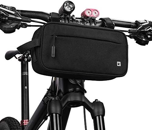 Rhinowalk Bike Handlebar Bag, Multifunctional Waterproof Mountain Bike Crossbar Front Bag Road Bike Basket Bicycle Frame Bag Waist Shoulder Bag Bicycle Bag Professional Cycling Accessories