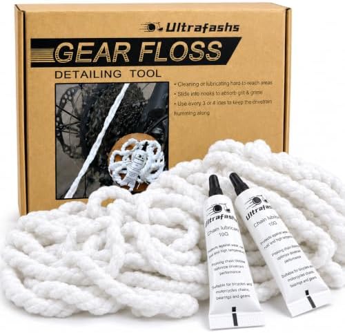 Gear Floss 40-Pack,3D Printer Cleaning Rope with Lubricating Cream