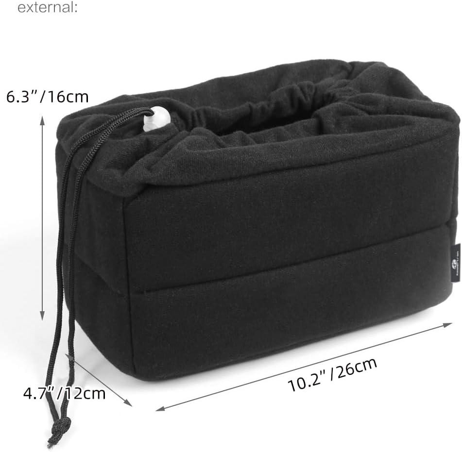 Koolertron Shockproof Camera Bag Insert with Adjustable Dividers