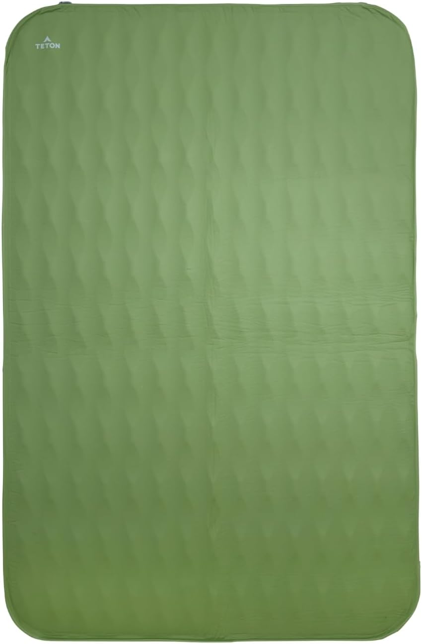 Teton Outfitter XL Sleeping Pad for Cot, Extra Thick Comfortable Camping Mattress for Adults, Portable Roll-Up Camp Pad, Durable Foam Cushioning