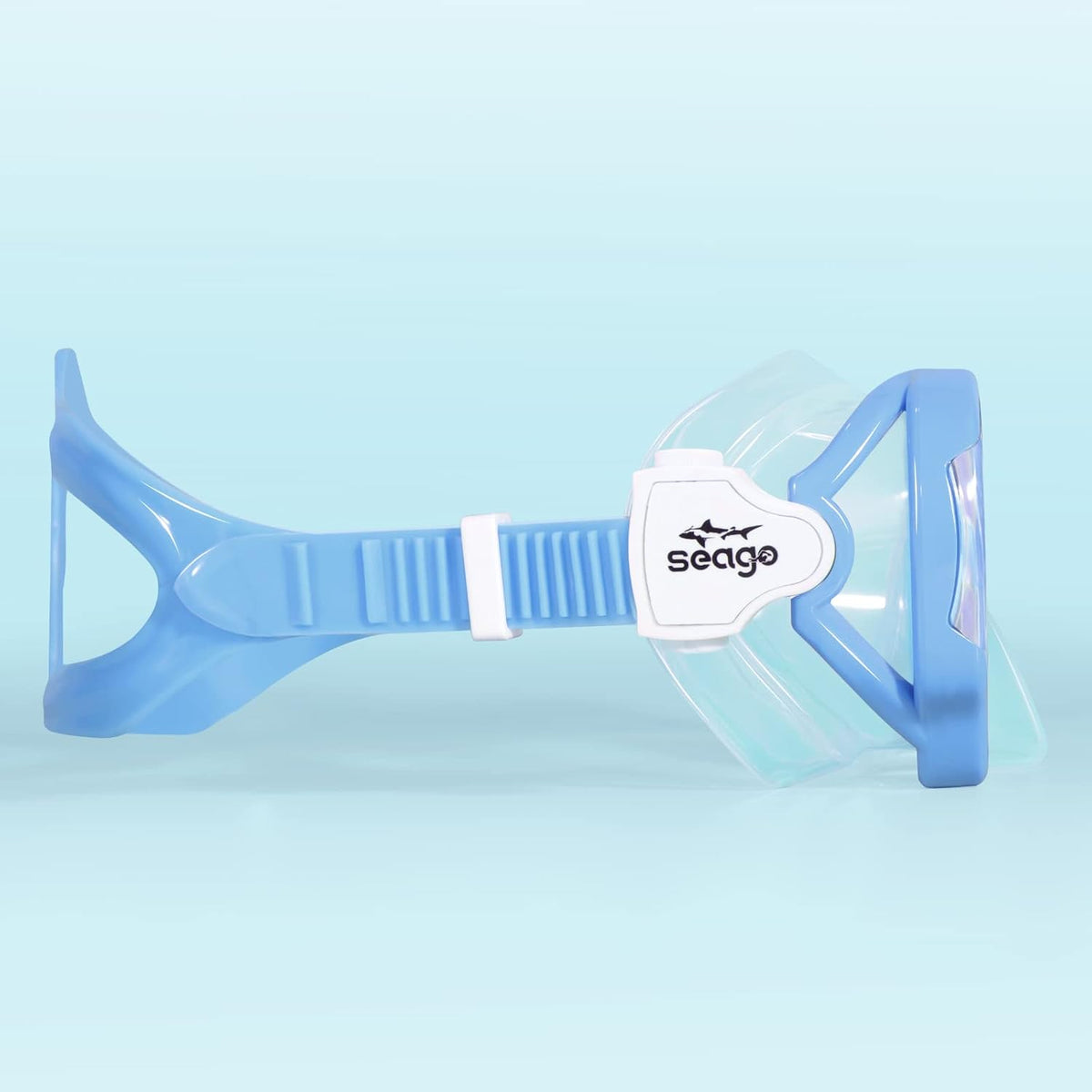 Seago Kids Swim Goggles with Nose Cover Anti-Fog Swimming Mask Youth 5-15
