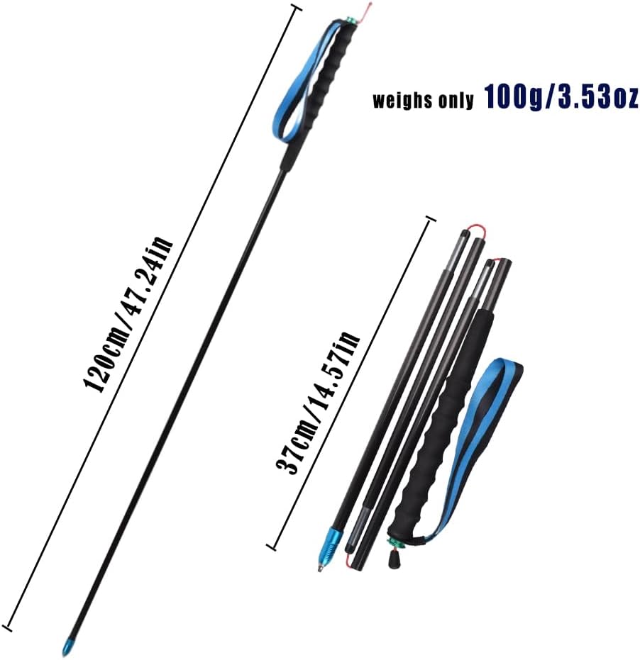 Ultralight Carbon Fiber Trekking Poles 2-Pack,Z-Pole Design Trail Running,Foldable Pair Fixed Length, Ultra Lightweight High-Density for Hiking, Running & Walking