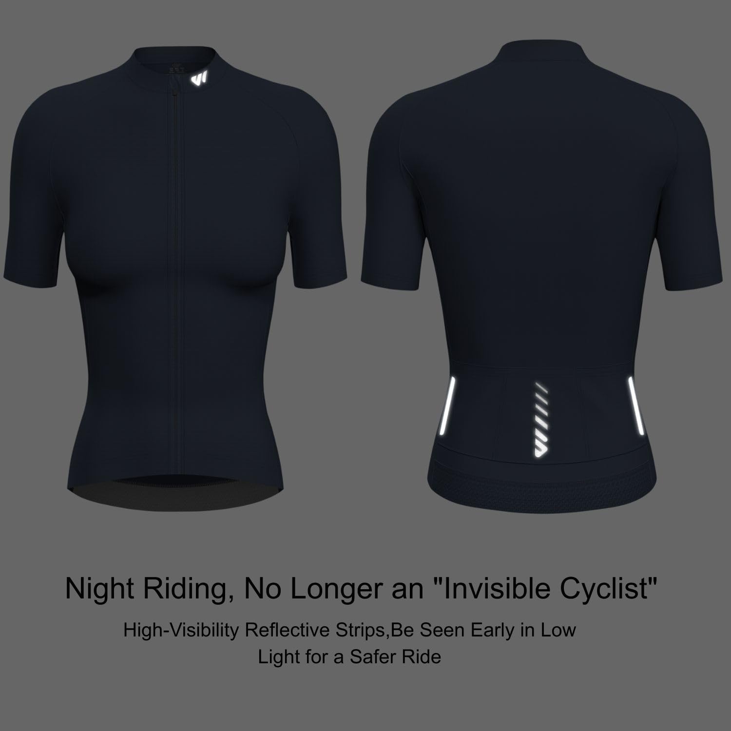 Wulibike Cycling Jersey Women Long Sleeve,Bike Shirts for Women Biking Tops Breathable Cycle Jerseys with 4 Pockets