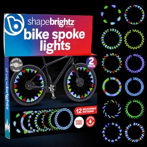 Brightz LED Bike Spoke Pattern Light for Bike Wheels