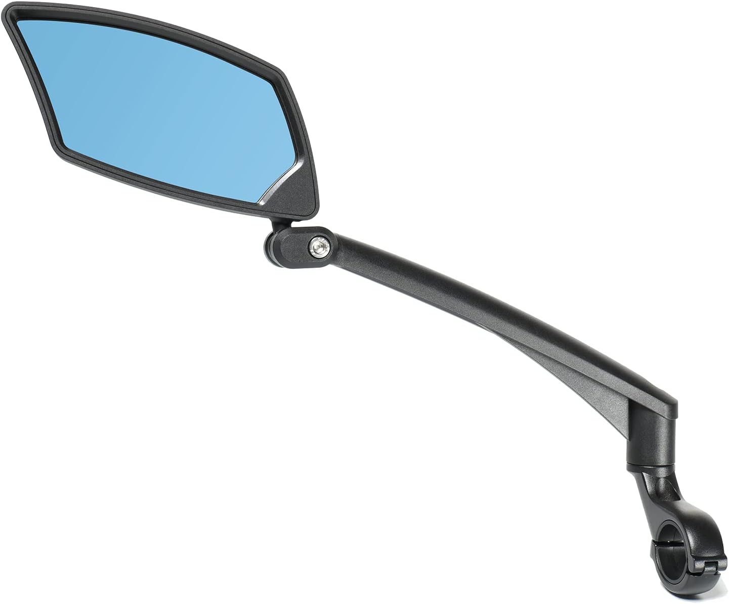 BriskMore Handlebar Bike Mirror - Crystal Clear HD Glass, 360° Adjustable&Foldable Mirror for Safe Riding, Wide Angle Rearview for E-Bikes, Mountain Bikes & Scooters,Bicycle Mirror