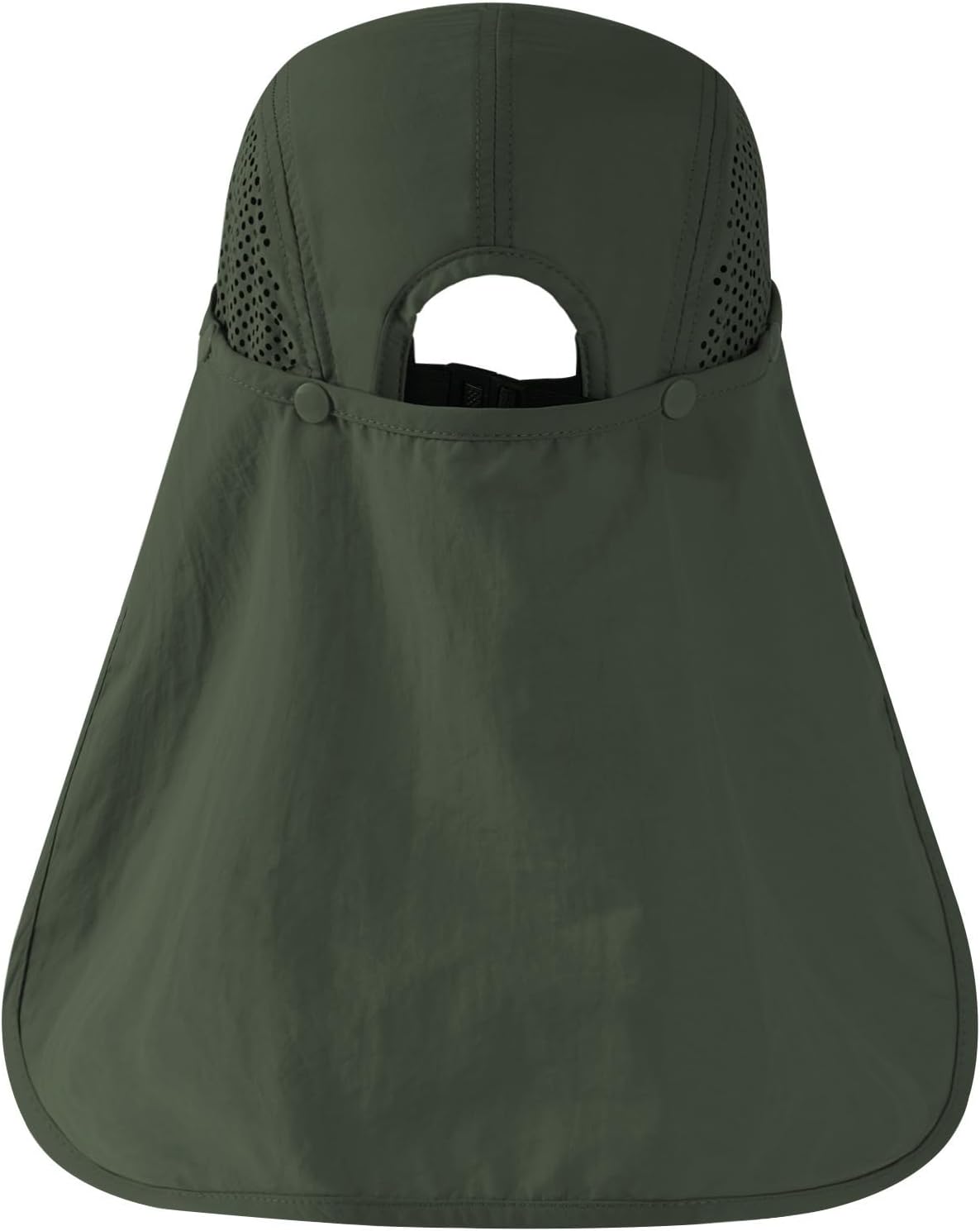 BASSDASH UPF 50+ Fishing Hat, Baseball Cap with Removable Neck Flap