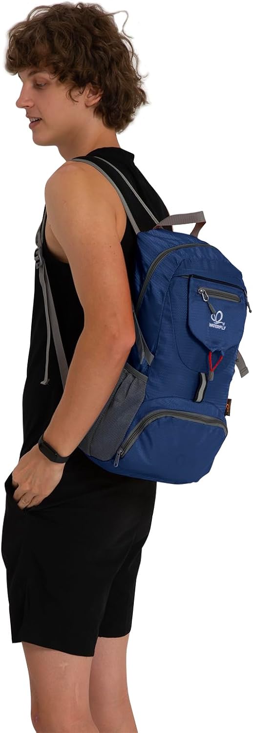 WATERFLY Small Lightweight Packable Backpack: 20l Hiking Daypack Man Woman