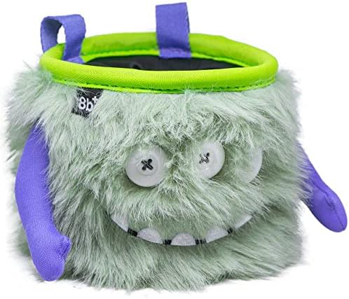8BPLUS Chalk Bag for Climbing, Bouldering, Belt and Giftbox Included - Wide Opening - Brush Holders, for Left & Right Handers (Marty)