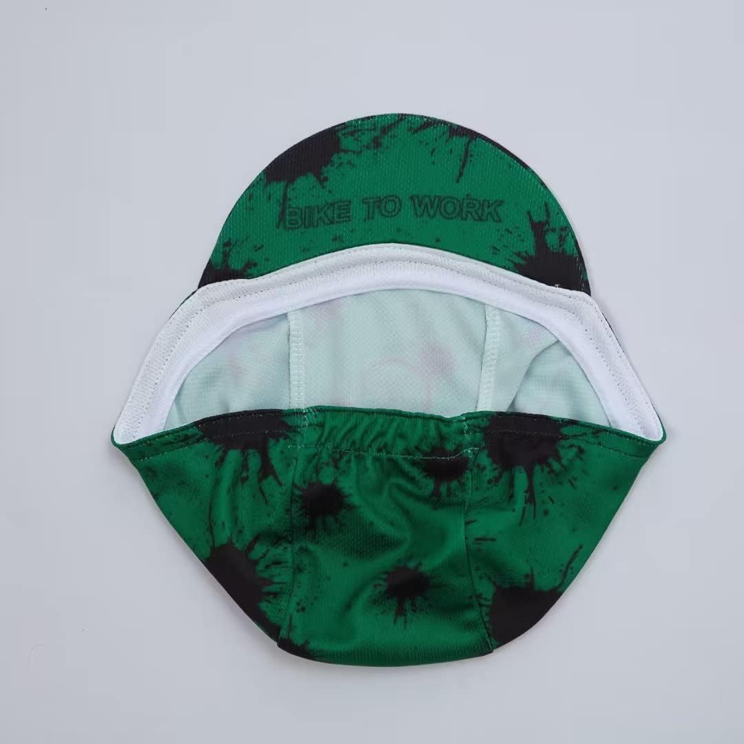 Funny Cycling Cap - Polyester Skull Cycling Hat-Under Helmet -Cartoon Cycling Helmet Liner Breathable&Sweat Uptake