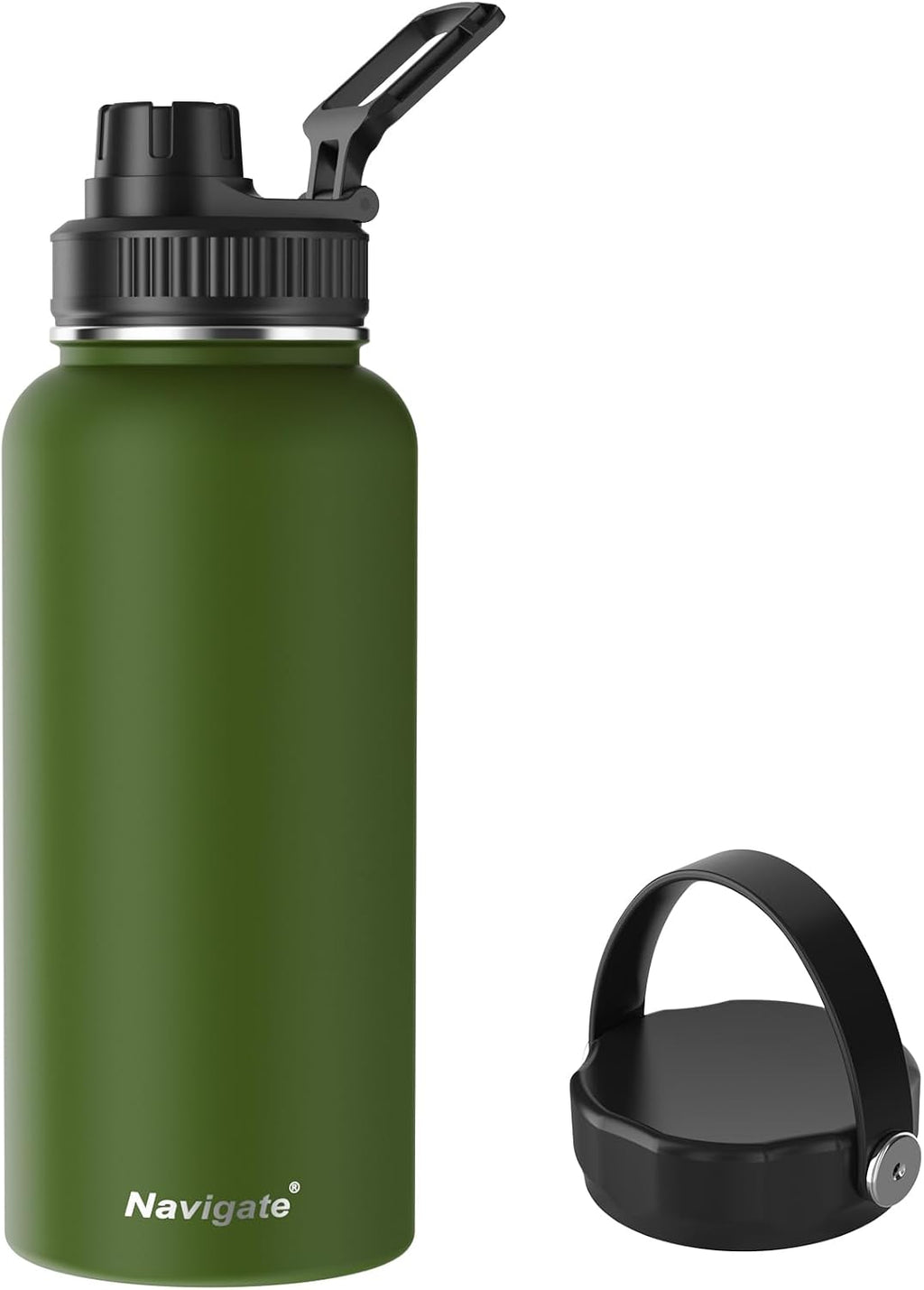 Navigate 32oz Insulated Water Bottle for Sports, Keep Cold 24H