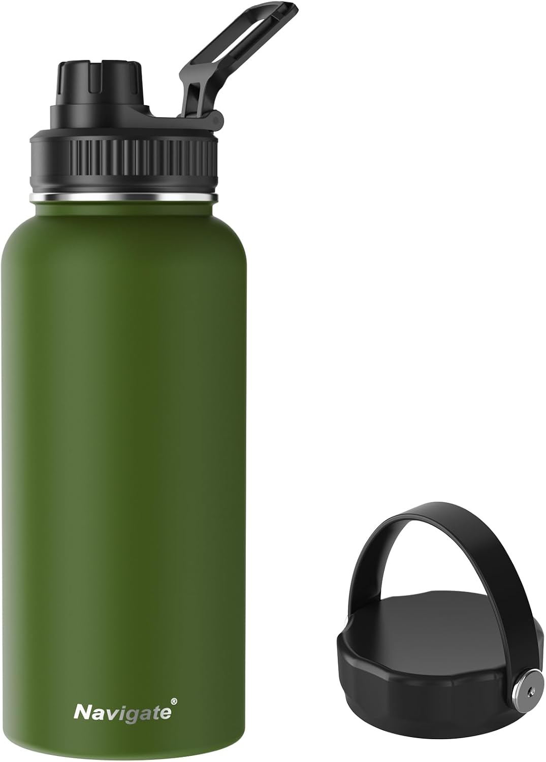 Navigate 32oz Insulated Water Bottle for Sports, Keep Cold 24H