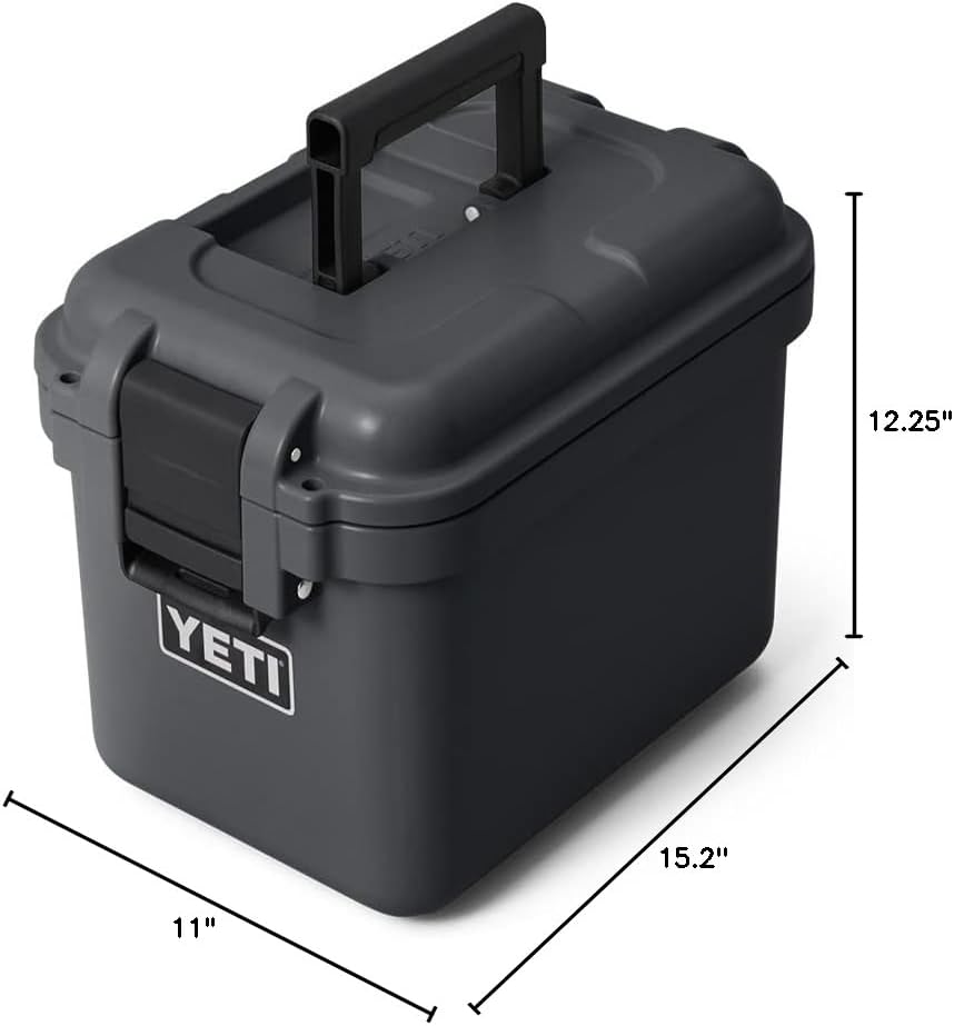 YETI LoadOut GoBox Collection, Divided Waterproof Cargo Case, Dry Box, Camera Case, Fishing Tackle Box