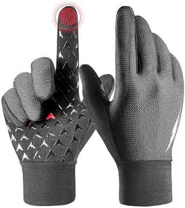 COOLJOB Breathable Stretch Gloves with Grip for Gym Workout, Outdoor Sports