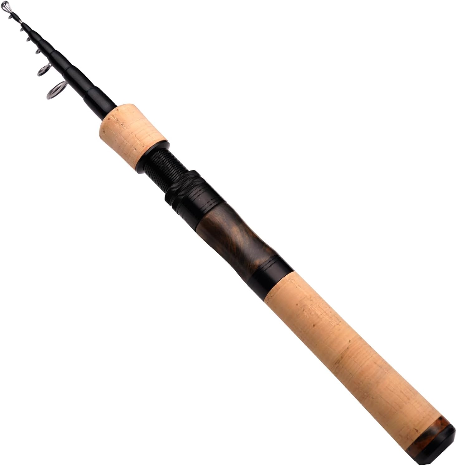 PURELURE Telescopic Fishing Rod Ultralight/Light, Portable Travel Rod 5'9''