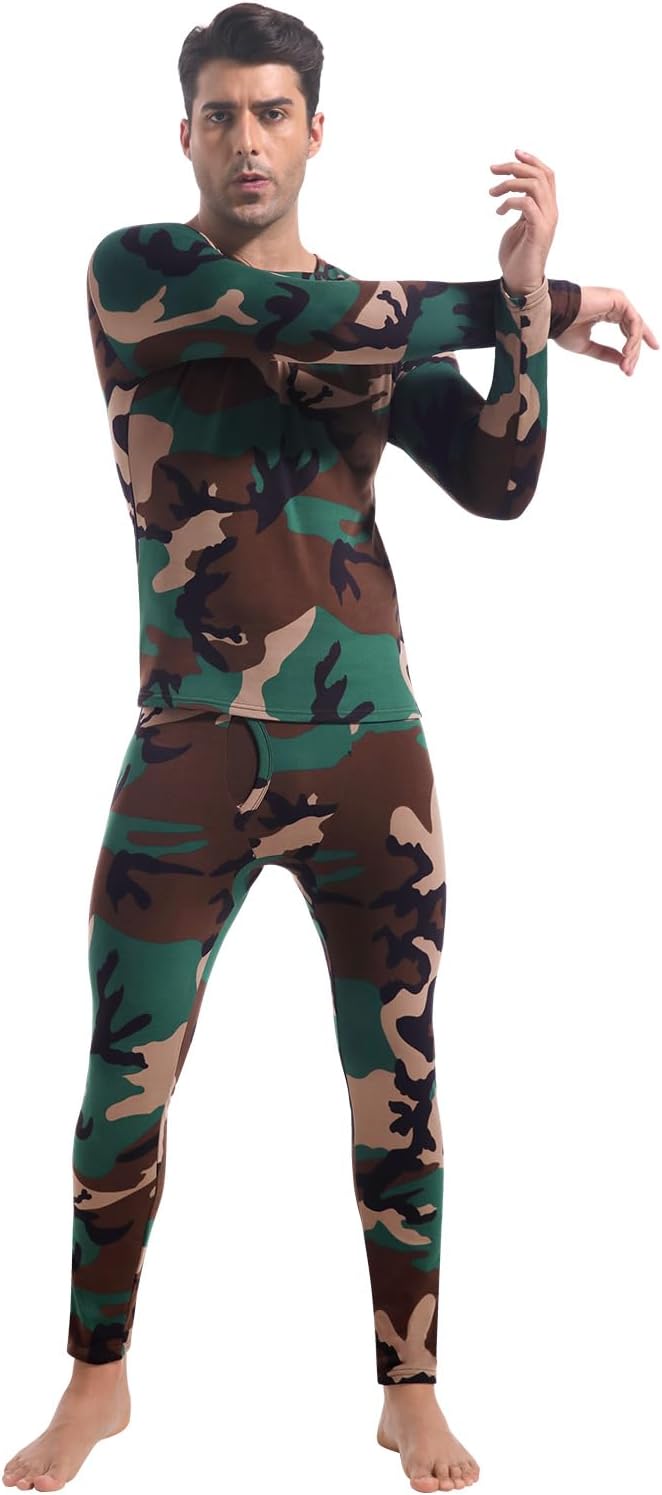 Thermal Underwear Long Johns for Men Cold Weather Base Layer Set